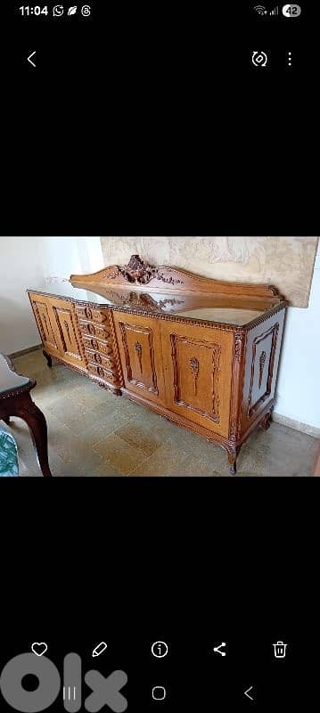 Dining room full set 8 chairs لأسبوع فقط 10