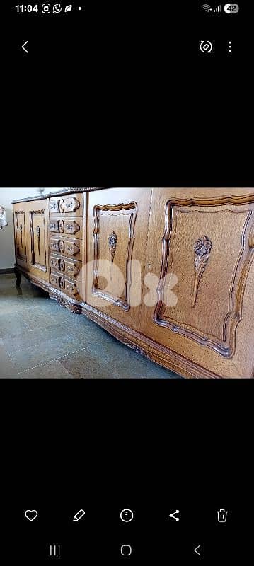 Dining room full set 8 chairs لأسبوع فقط 11