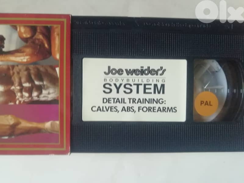 Four Joe Weider Body building training VHSs 1