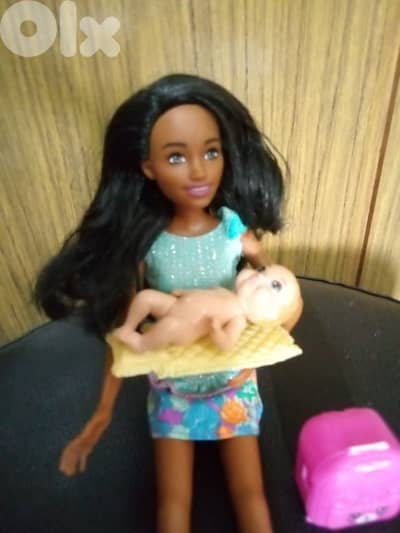SKIPPER BABYSITTERS AA Stylish As new doll+BABY Mattel small toy=26$