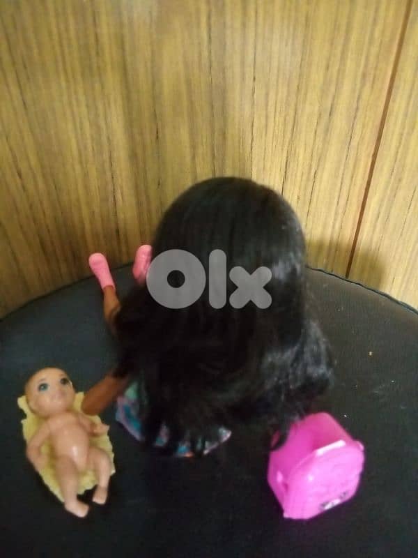 SKIPPER BABYSITTERS AA Stylish As new doll+BABY Mattel small toy=26$ 5