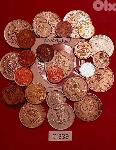 Scrap 25 coins Lot# 339 خردة