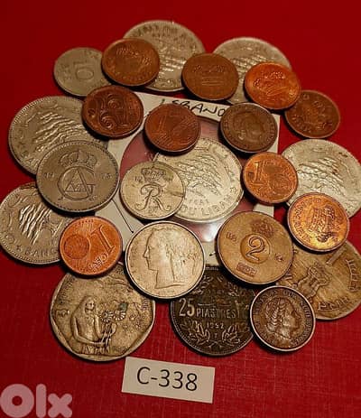 Scrap 25 coins Lot# 338 خردة