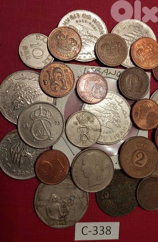 Scrap 25 coins Lot# 338 خردة 2