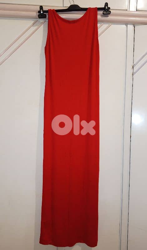 new casual red dress 1