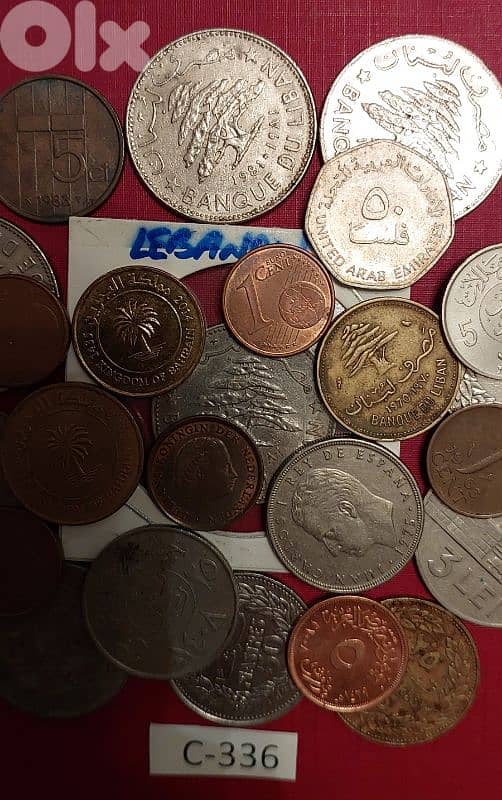 Scrap 25 coins Lot# 336 خردة 5
