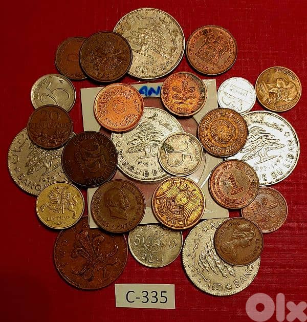 Scrap 25 coins Lot# 335 خردة 0