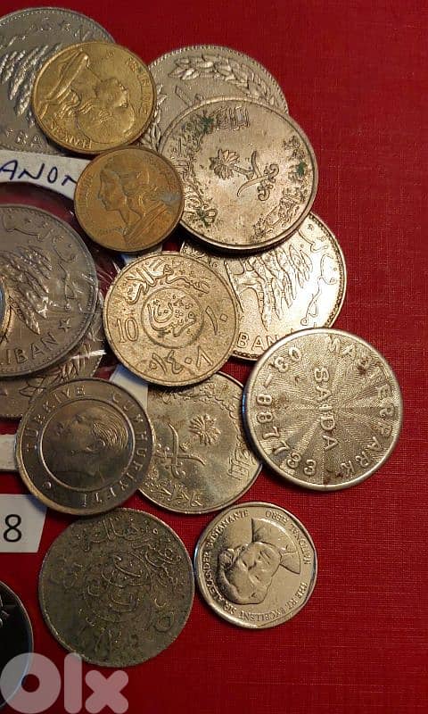 Scrap 25 coins Lot# C-298 خردة 1
