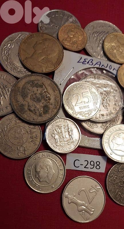 Scrap 25 coins Lot# C-298 خردة 3