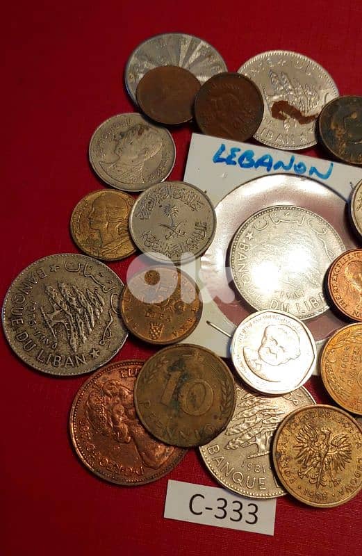 Scrap 25 coins Lot# C-333 خردة 2