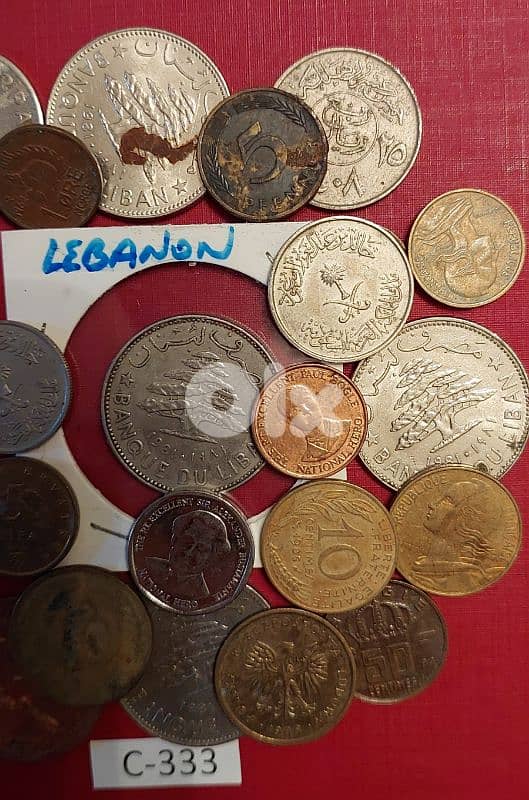 Scrap 25 coins Lot# C-333 خردة 4