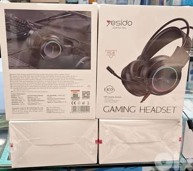 YESIDO GAMING HEADSET RGB LIGHTING EK05