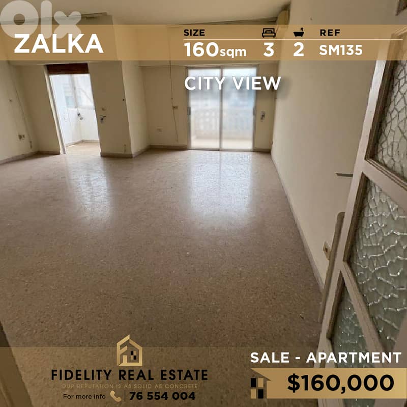 Apartment for sale in Zalka SM135 شقة للبيع في الزلقا 0