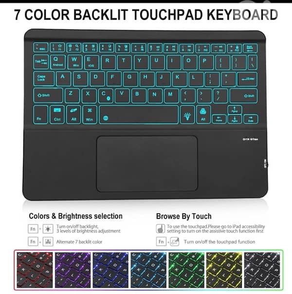 Magic Keyboard with Touchpad for iPad Pro, iPad Air 10.9'' 14