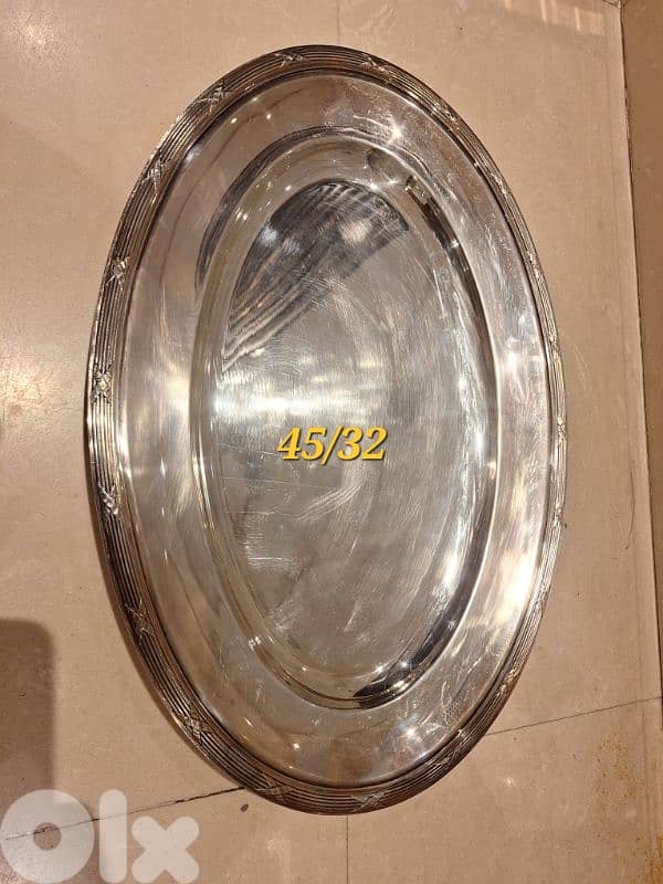 tray of christofle France ribbon croiser 0