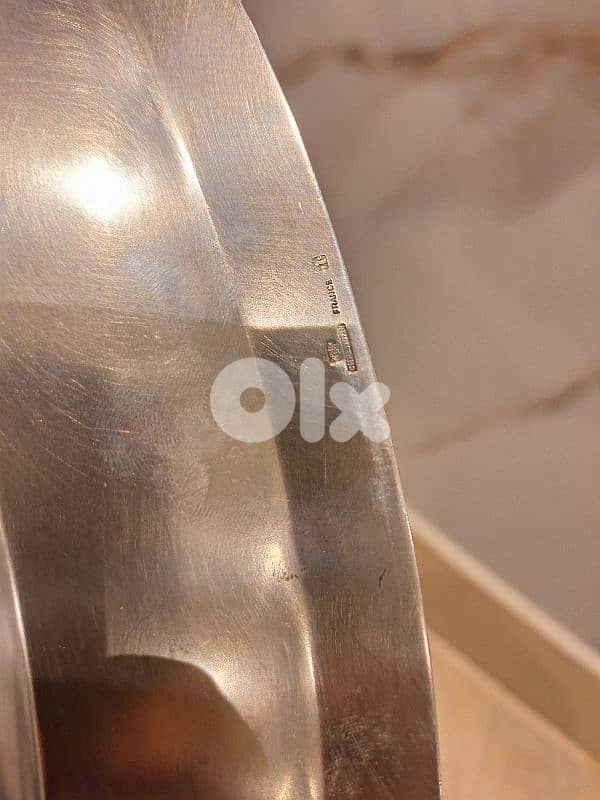 tray of christofle France ribbon croiser 4