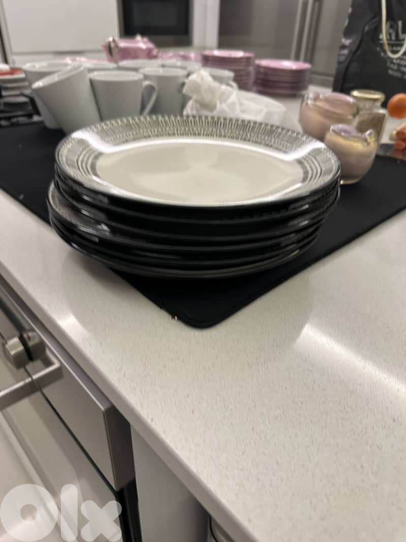 6 Big Plates  - Microwave proof - 6 أطباق كبيرة - صالحة للميكروويف 1