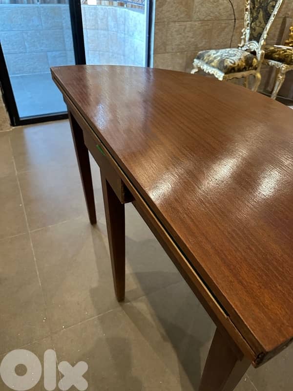 A frensh Napeleon III boulle card table طاولة لعب ورق فرنسية انتيك 6