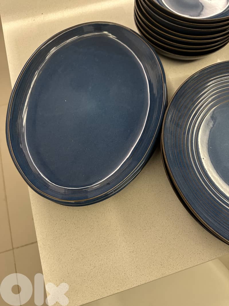 Ceramic Plates Set - صحون سيريماك 5