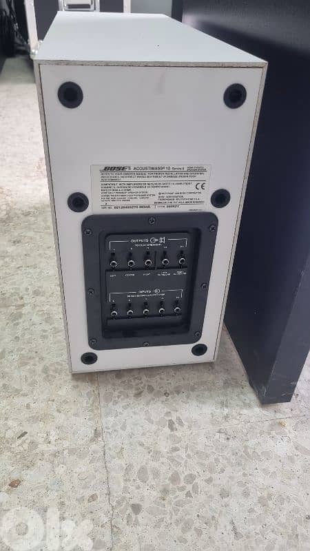 bose 2 speaker and bass 1