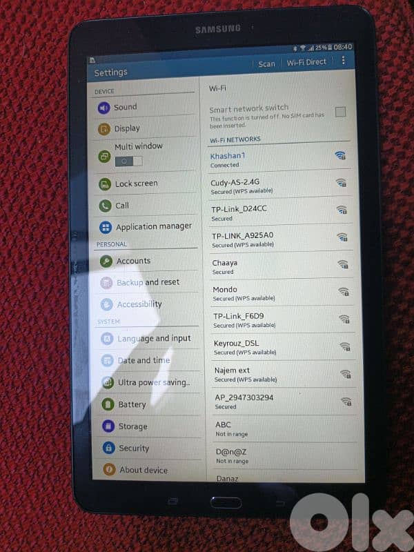 Samsung tablet 0
