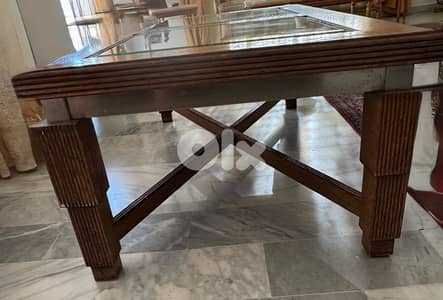 beautiful wooden coffee table