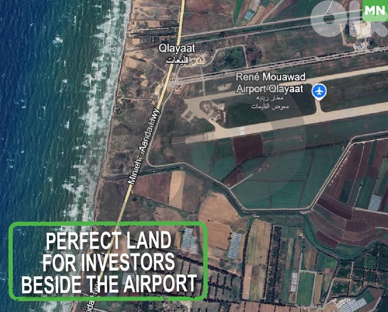 Exceptional land is located in Qlayaat, Akkar ! REF#MN119694 ! 0