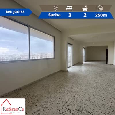 Prime location apartment in Sarba شقة في صربا موقع مميز