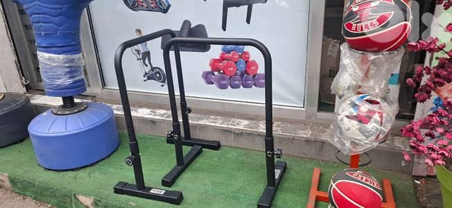 Calisthenics Dip Bar Geo Gym Equipment معدات رياضية متنوعة