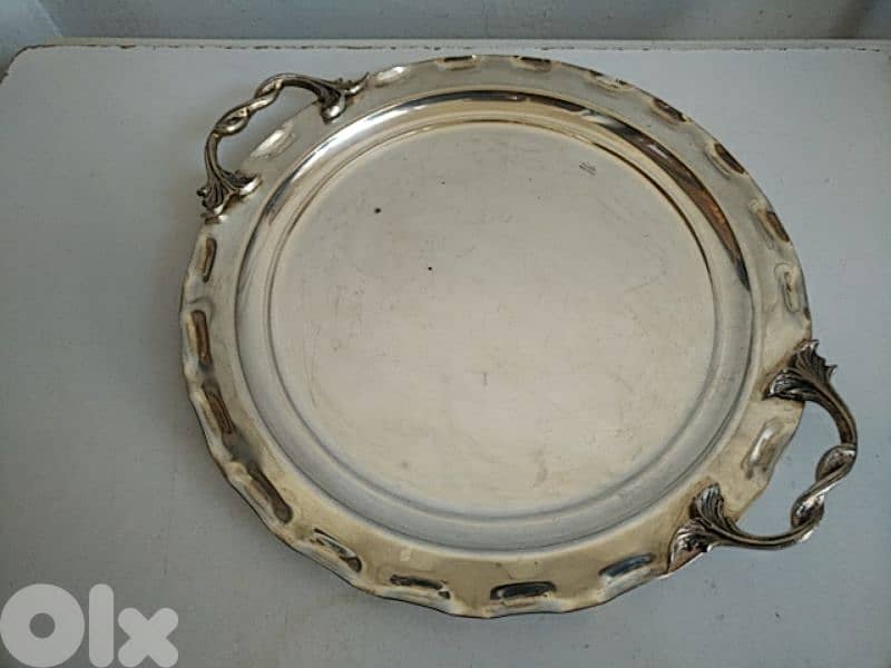 Old silverplated plate - Not Negotiable 0