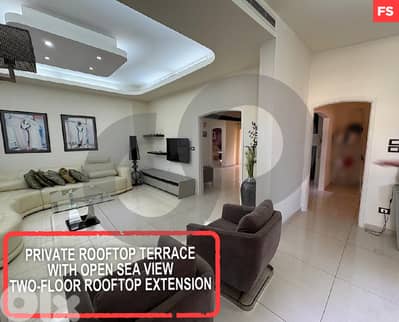 Terrace, open sea view, keserwan, zouk mosbeh/ذوق مصبح REF#FS127091