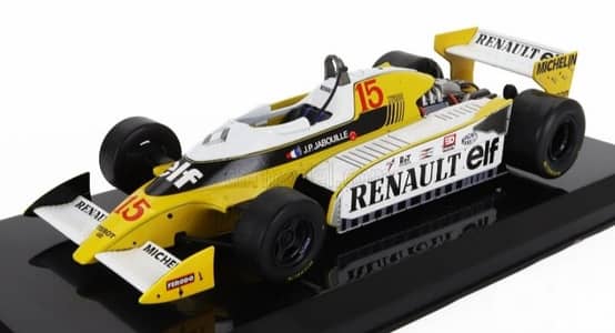 Jean Pierre Jabouille Renault RS10 1979 diecast car model 1;24.