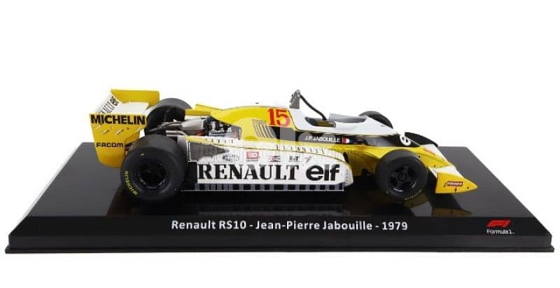 Jean Pierre Jabouille Renault RS10 1979 diecast car model 1;24. 1