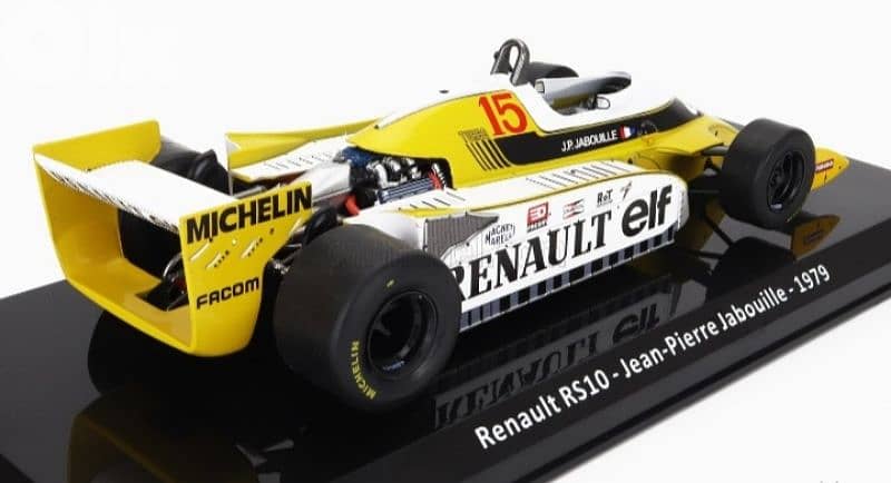 Jean Pierre Jabouille Renault RS10 1979 diecast car model 1;24. 2