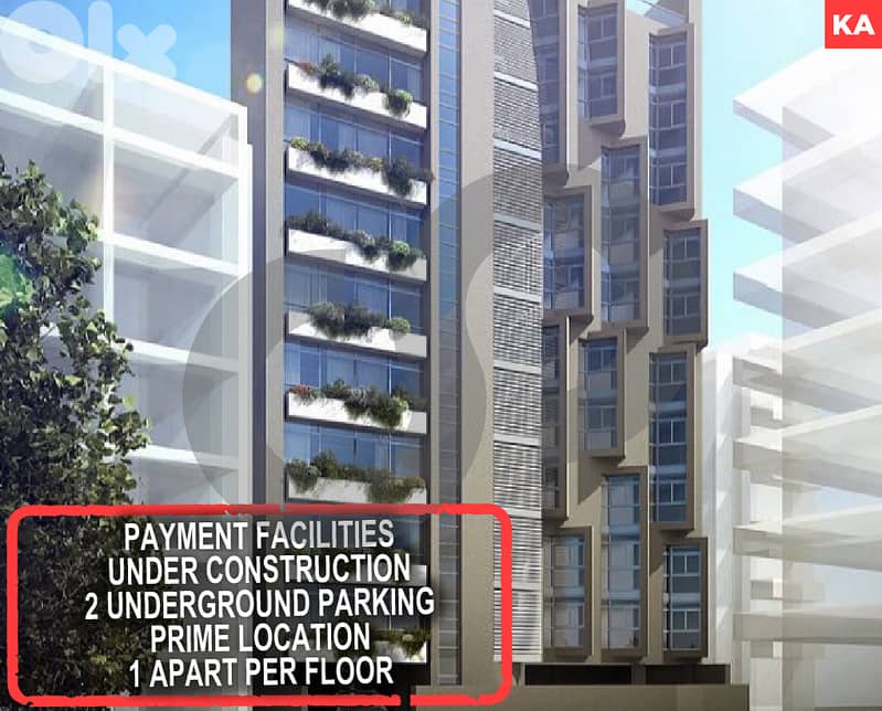 3-Bedroom – Achrafieh – One Unit Per Floor with parking REF#KA127115 0