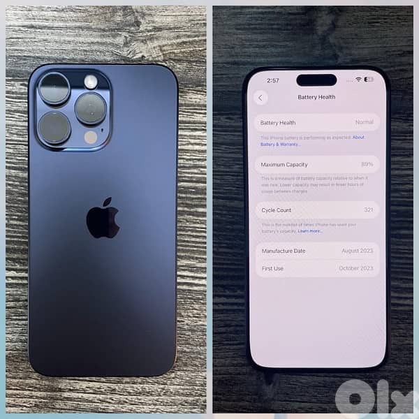 15 pro max 256GB 0