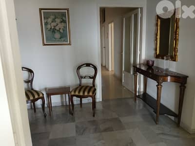 console mirror and 2 regency chairs