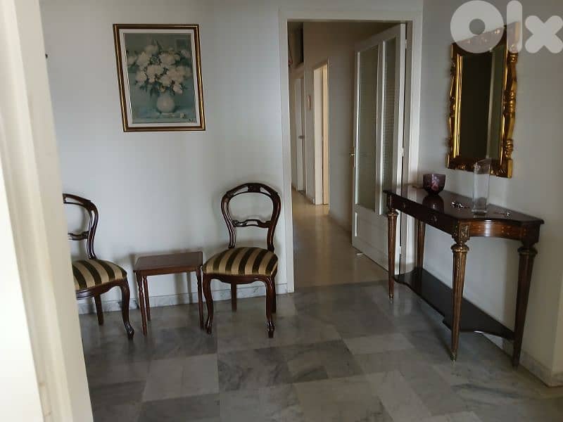 console mirror and 2 regency chairs 0