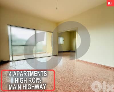 Main highway, 4 apartments,haret sakher/حارة صخر REF#KI127145