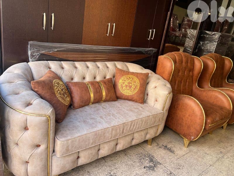 طقم كنبايات شغل توصاية شبه جديد 0