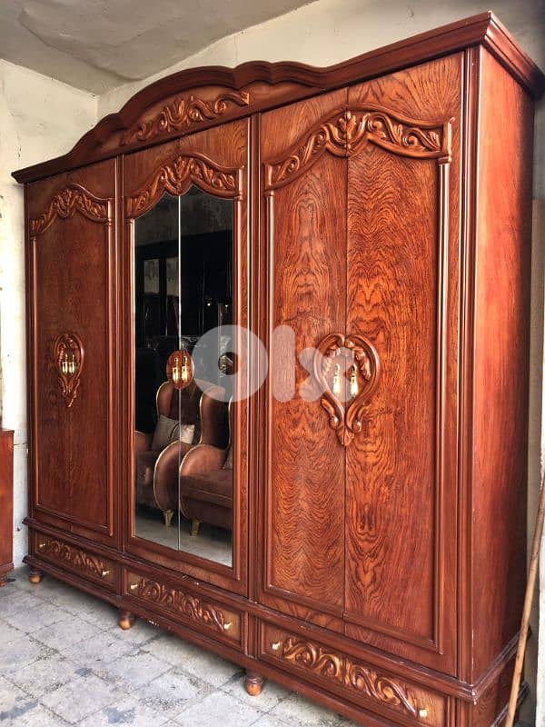 اوضة نوم تختين خشب زان ولاتي كلا 4