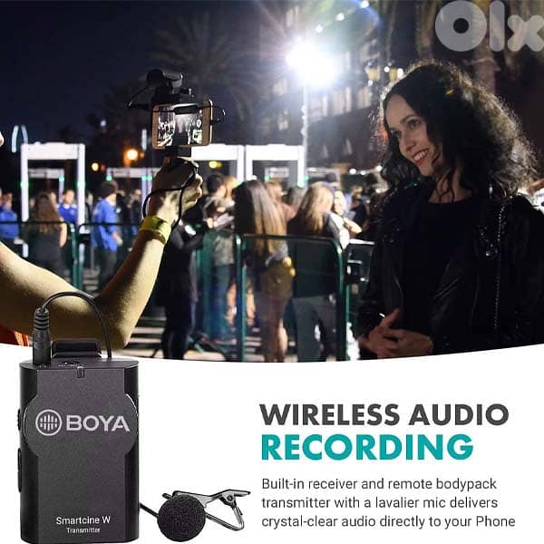 SmartCine W2 Wireless Video Kit for Smartphone + Dual Lavalier Mics 3
