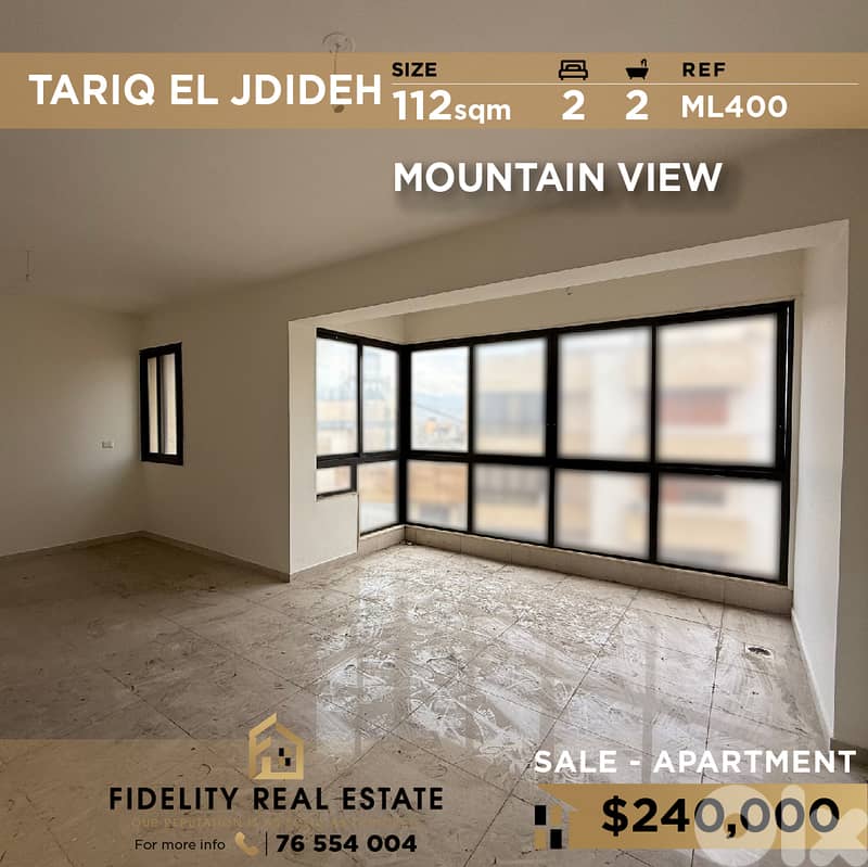 Apartment for sale in Tariq El Jdideh ML400 شقة للبيع في طريق الجديدة 0