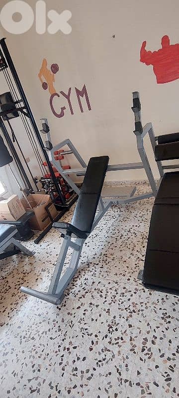Incline bench press like new