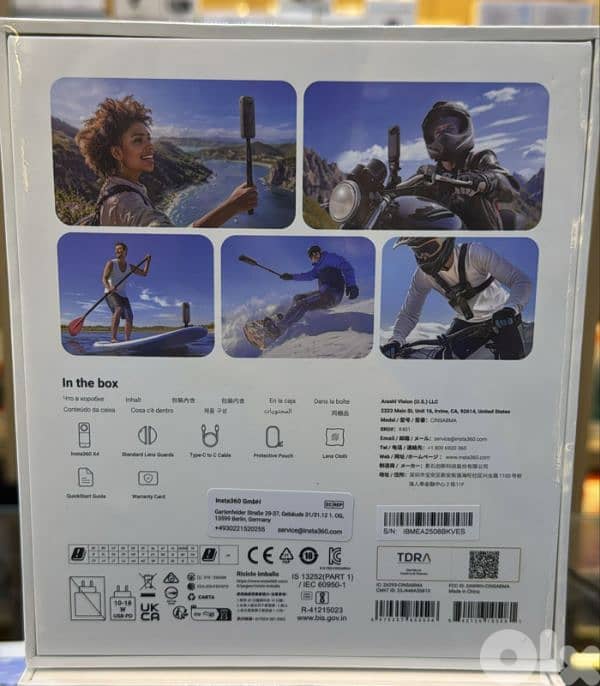 Insta360 x4 8k 360 action cam 330$ 1