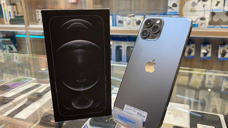 Used open box iphone 12 pro max  256gb graphite 0