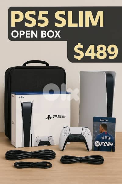 PS5 SLIM NEW OPEN BOX