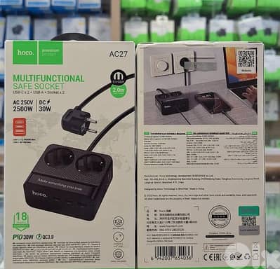 HOCO MULTIFUNCTIONAL SAFE SOCKET AC27