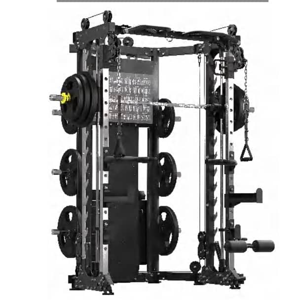 Multifuncational Gym Smith Machine Cable Rack 0