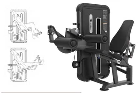Seated Leg Extension Leg Curl 2 in 1 Gym Machine